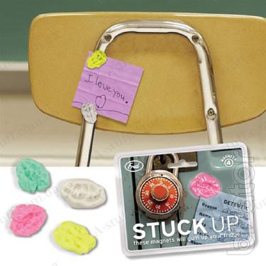 The fridge magnets Gum Stuck Up" (4 PCs) (HK043M) 