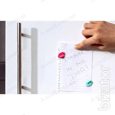 The fridge magnets Gum Stuck Up" (4 PCs) (HK043M) 