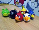 A set of key chains " Angry Birds