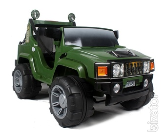 New! Children's electric Hummer A-26 Green 