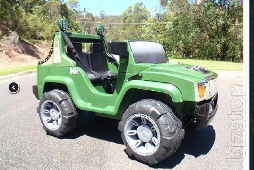 New! Children's electric Hummer A-26 Green 