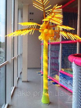 Light (lamp) Palma 260 cm, yellow 