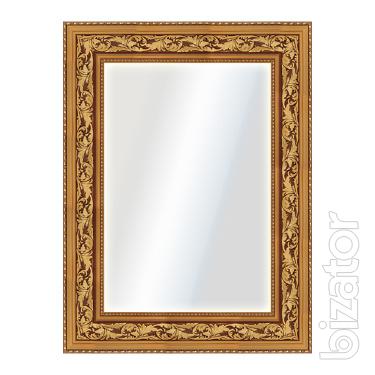 Mirrors in the baguette. Baguettes for ceiling, walls, paintings 