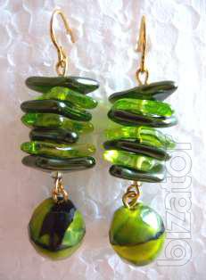 GM Earrings Bohemian glass length 