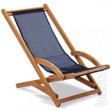 Sell beds and lounge chairs made of wood. 