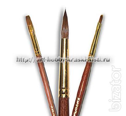 Artistic brushes columns 