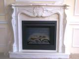 white fireplace, photo, price on the website
