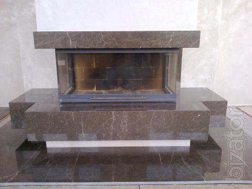 a fireplace hi-tech
