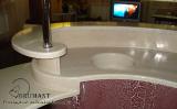 Countertop, fireplace, Breakfast bar, window sills, and other products of granite and marble!