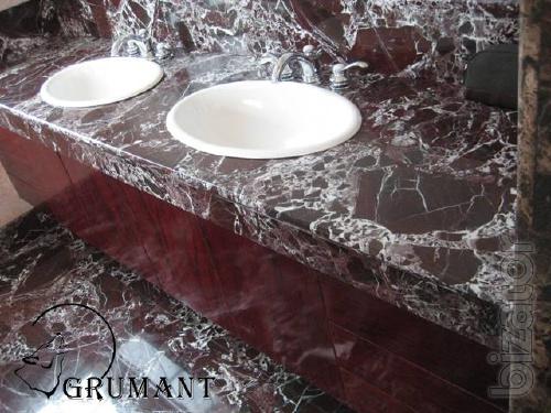 Countertop, fireplace, Breakfast bar, window sills, and other products of granite and marble! 