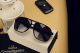 Fashion vintage sunglasses Black Vintage Aviator 