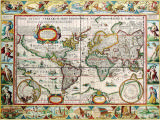 Wall map