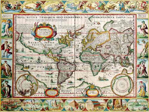 Wall map 