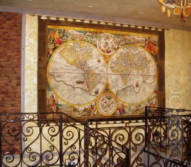 Wall map 