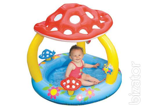 Swimming pool Intex 57407 fungus Muhomorchik 
