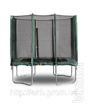 Rectangular trampoline MBM 215 x 150 cm with safety net 