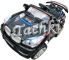 The electric car "BMW" black M No. 0568 