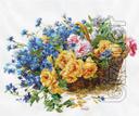 The goods for needlework, beading, embroidery floss, kits and patterns for embroidery, products for beading, canvas, Hoop 