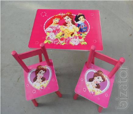 Children's tables and chairs are the most bright and beautiful !!! 