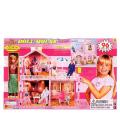 Dollhouse House for Barbie, 3 rooms
