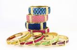 Snakeskin jewelry bracelet 