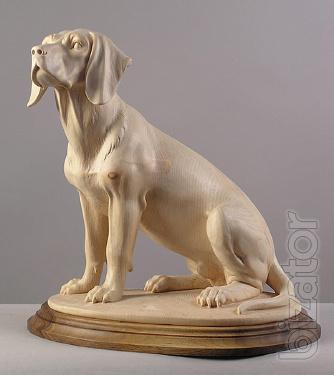 Wooden sculpture from wood to order. 