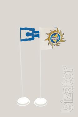 Tube, flagpoles, stands for fabric and paper flags 