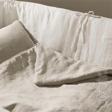 Linen bumpers in Cribs 