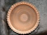 A clay bowl is handmade. "Dairy ceramics" 