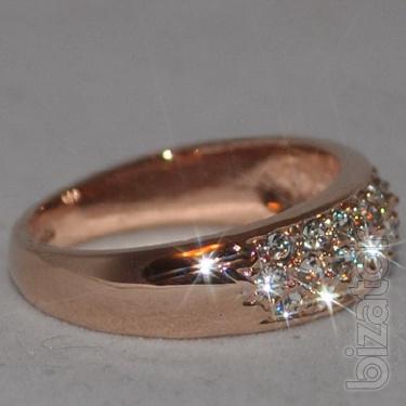 The jewelry with diamonds, topazes, sapphires. 