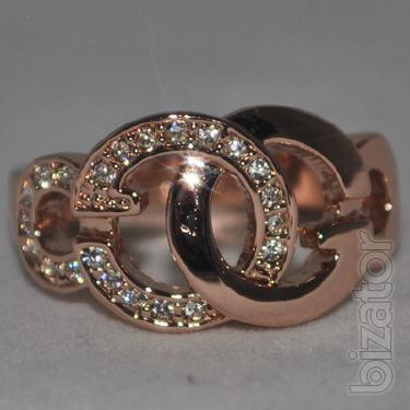 The jewelry with diamonds, topazes, sapphires. 