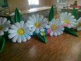 Inflatable flowers. Production, sale. 