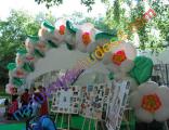 Inflatable flowers. Production, sale. 