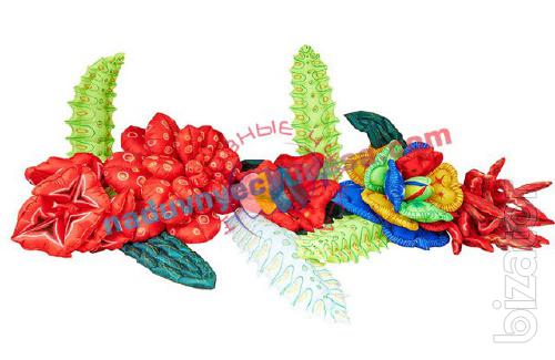 Inflatable flowers. Production, sale. 