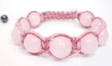 Rose quartz in the skin