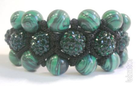malachite with rhinestones W level