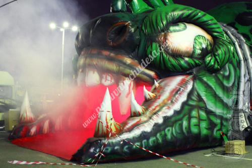 The largest in Ukraine, inflatable attraction-the panic room Paranasal! 