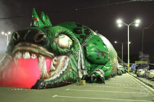 The largest in Ukraine, inflatable attraction-the panic room Paranasal! 