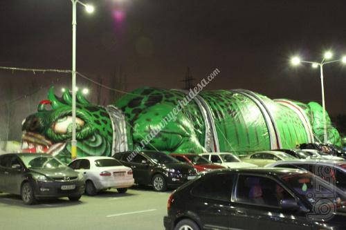 The largest in Ukraine, inflatable attraction-the panic room Paranasal! 