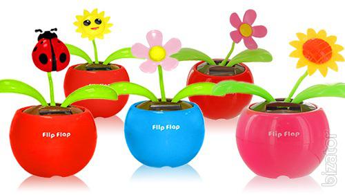 Solar Flip Flap flower 