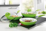 Ceramic frying pan Biolux kerama - set of 3 pieces