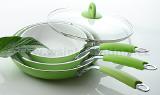 Ceramic frying pan Biolux kerama - set of 3 pieces 