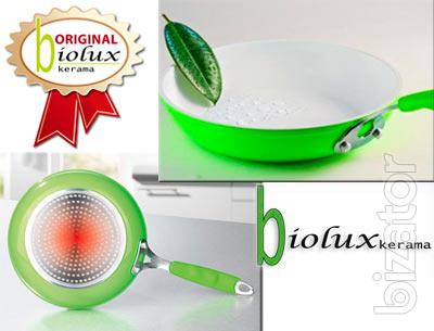 Ceramic frying pan Biolux kerama - set of 3 pieces 
