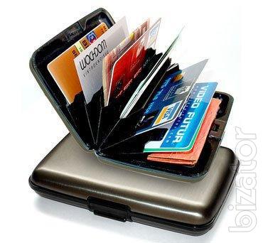 Business card holder waterproof Aluma Wallet 