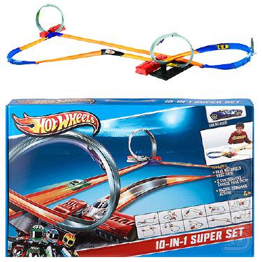 Mega-track 10 in 1 Hot Wheels 