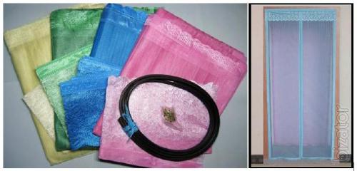 Mosquito net for doors with magnets 