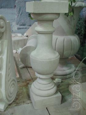 Baluster, stone baluster natural stone, manufacture of stone balusters Kiev, baluster, stone price 