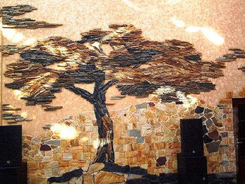 The decor of stone, stone decor Kiev, decor stone walls, facade decoration of stone Kyiv region 