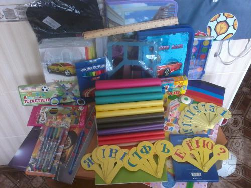 A set of first-grader "All inclusive" for boys. 