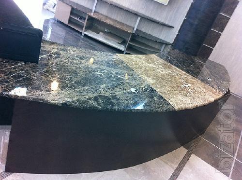 Countertops, vanity tops, stone Kiev, countertops for kitchens, countertops made of artificial stone, to buy a desktop Kyiv region 